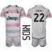 Juventus Timothy Weah #22 Replika Babykläder Borta matchkläder barn 2023-24 Korta ärmar (+ Korta byxor)